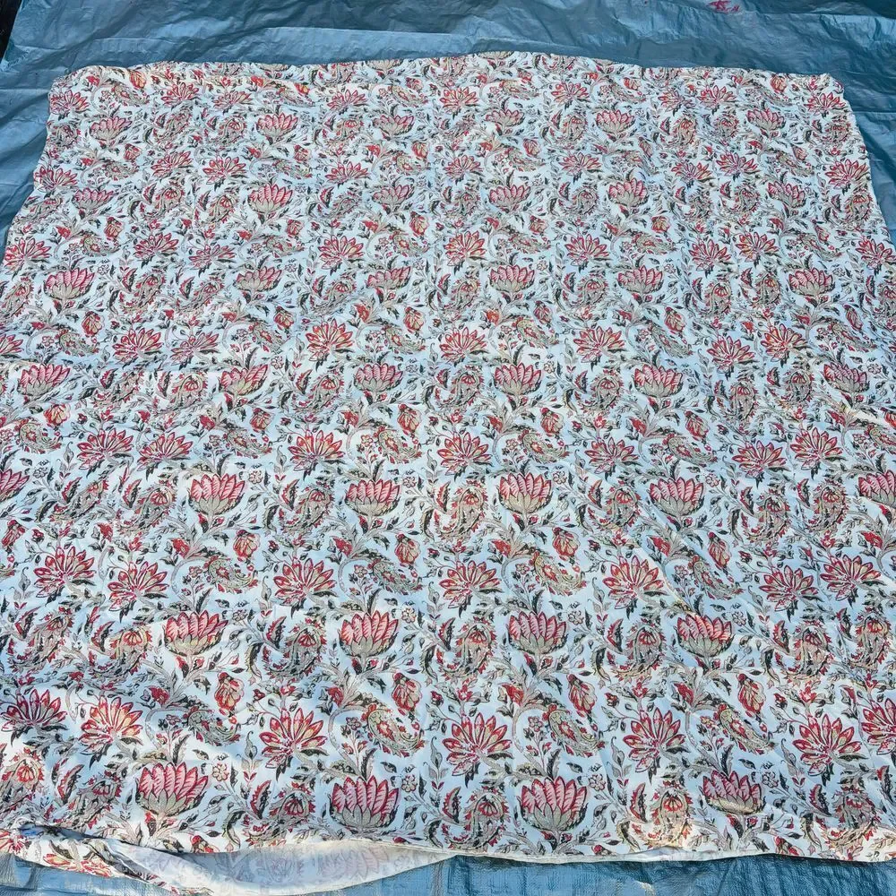 Pottery Barn Octavia Flora F/Q Duvet Cover and 2‎ Std Shams Fall Autumn Boho
